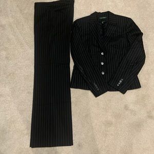 Ralph Lauren pinstripe pants suit